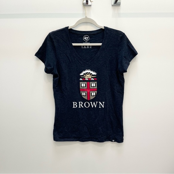 Brown College Emblem Tee - Picture 1 of 2